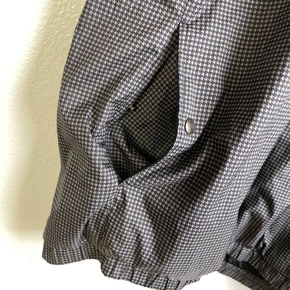 DryJoys by FootJoy Golf Jacket Mens XL Houndstooth Sleeveless Vest Rain Wind - Picture 7 of 8